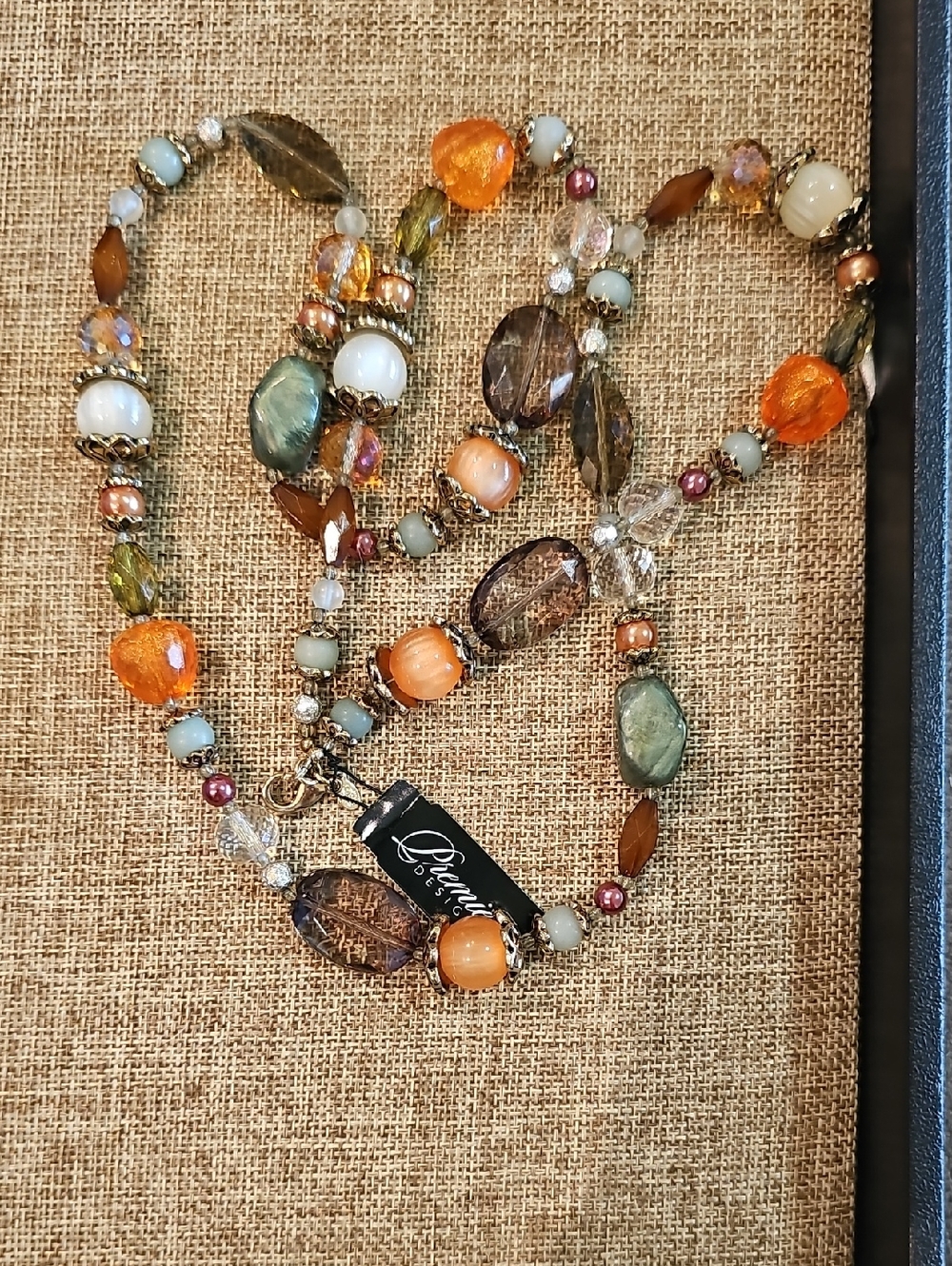 Beaded Multicolor Statement Necklace - Brand: